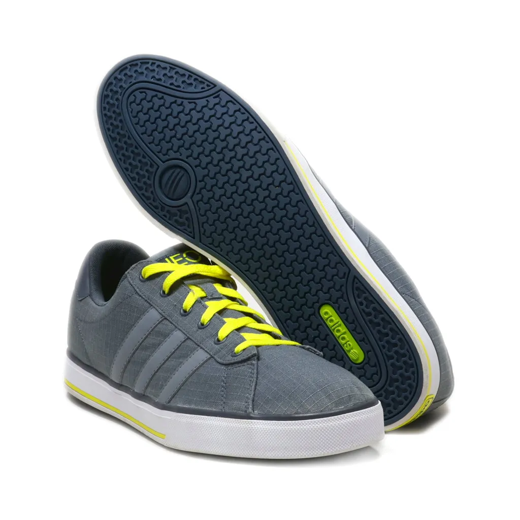 Adidas Neo Low-Top Sneakers Leather Grey Colour For Men