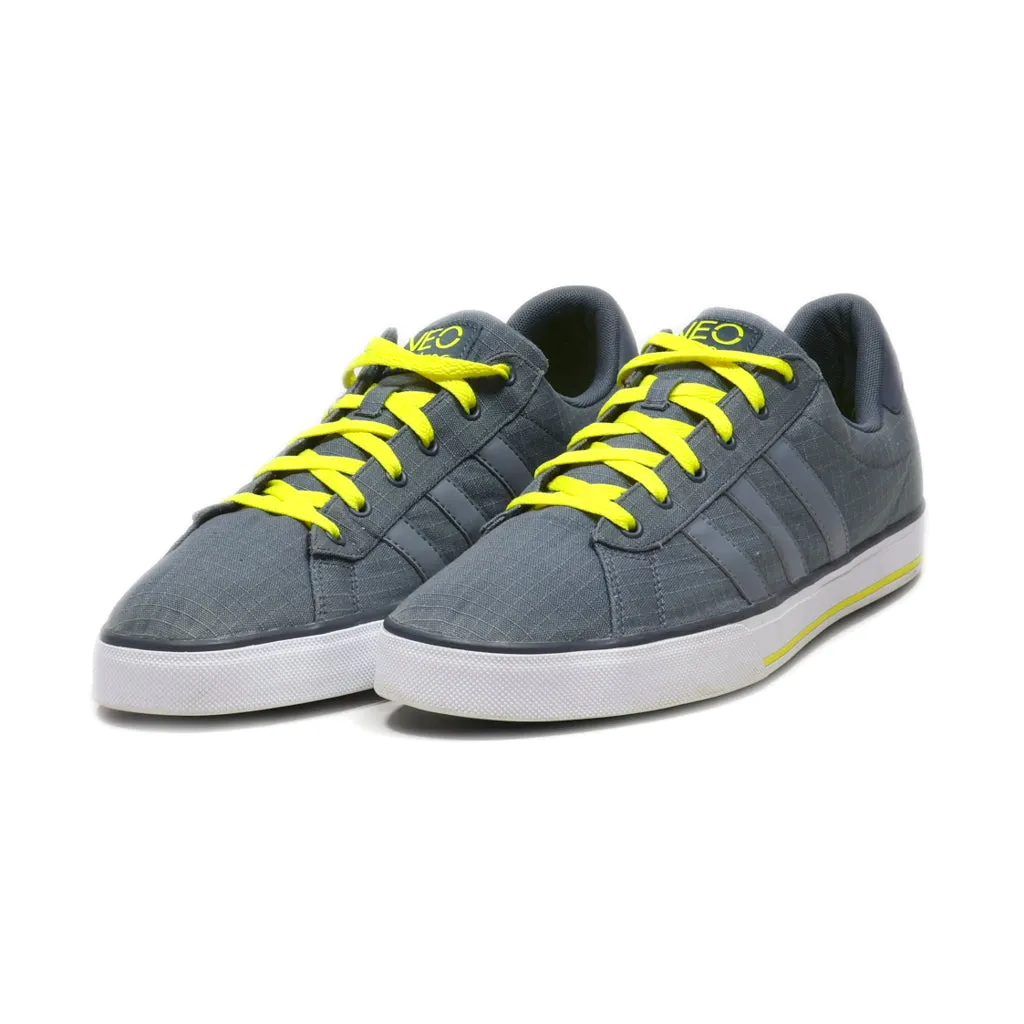 Adidas Neo Low-Top Sneakers Leather Grey Colour For Men