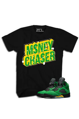 Air Jordan 5 "Money Chaser" Tee (Oregon Apple Green)