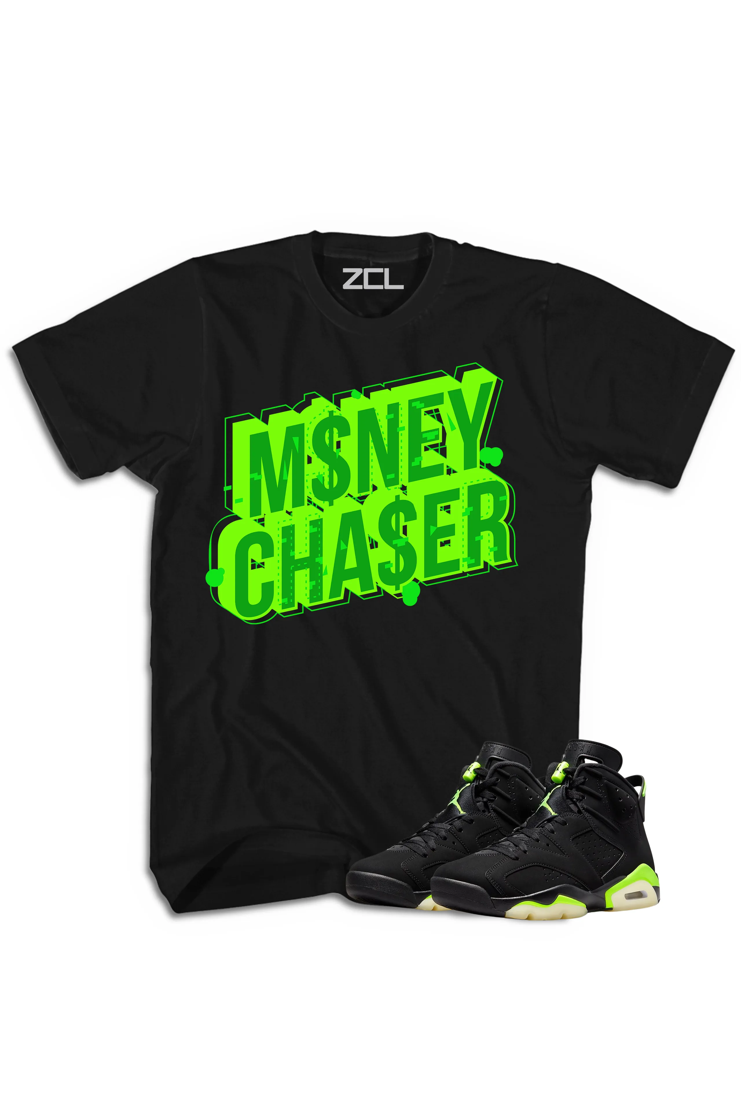 Air Jordan 6 "Money Chaser" Tee (Electric Green)