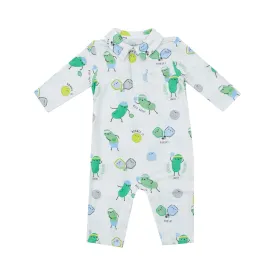 Baby Boy Jumpsuits and Rompers | Pickleball Polo Romper | Angel Dear