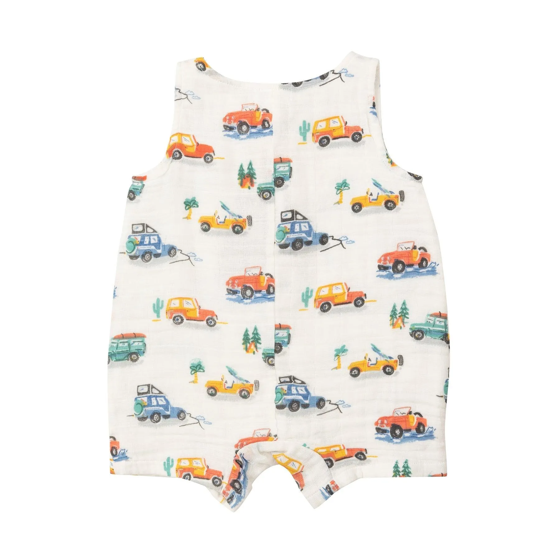 Baby Boy Jumpsuits and Rompers | Shortie- Off Road Adventure | Angel Dear