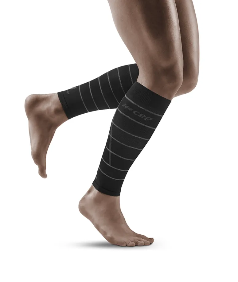 CEP Reflective Compression Calf Sleeves, Men