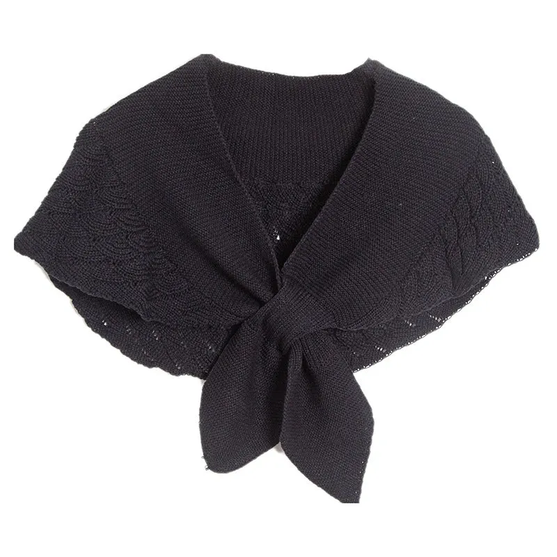 Chic Weekend Warmth: Durable, Windproof Knitted Scarf - A Featherless, Elastic Fashion Statement for Women