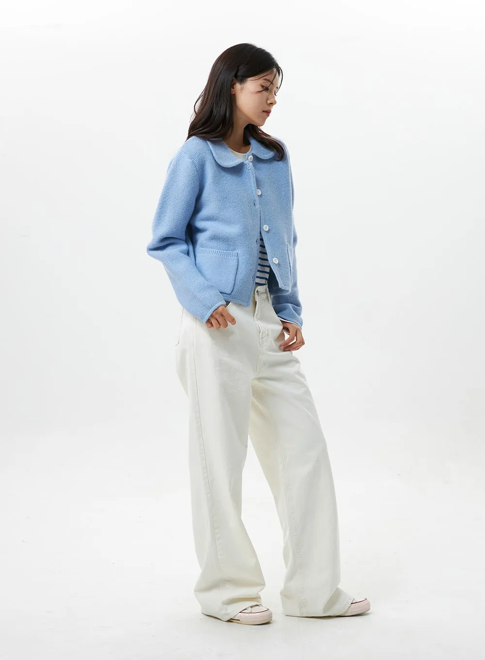 Cotton Wide Fit Pants OS321