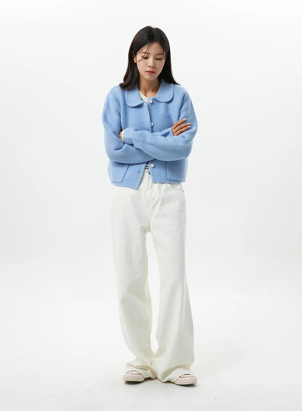 Cotton Wide Fit Pants OS321