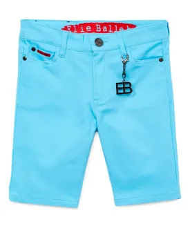 ELIE BALLEH AQUA COTTON STRETCH 5 Packet Twill Short Pants