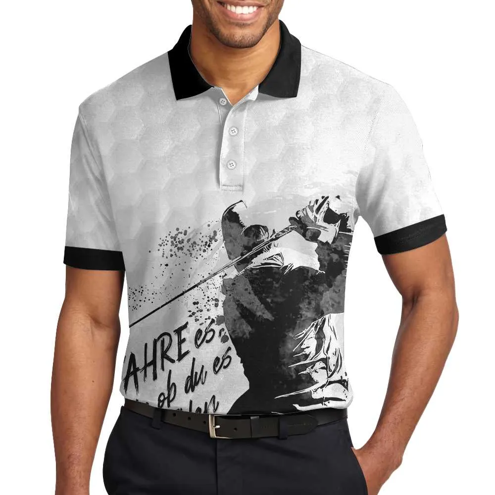 Fahre Es, Als Ob Du Es Gestohlen Hã¤Ttest Polo Shirt, German Golfing Polo Shirt, Best Golf Shirt For Men Coolspod