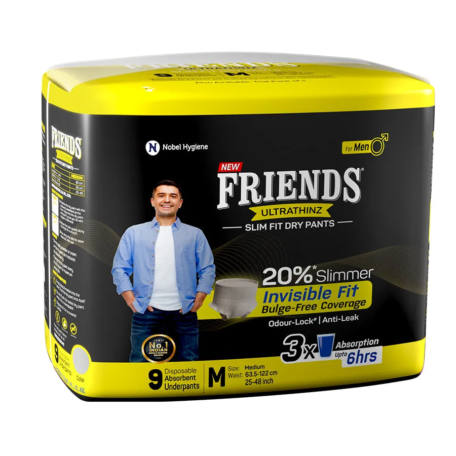 Friends UltraThinz Slim Fit Dry Pants for Men