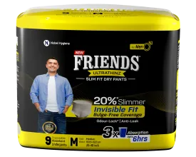 Friends UltraThinz Slim Fit Dry Pants for Men