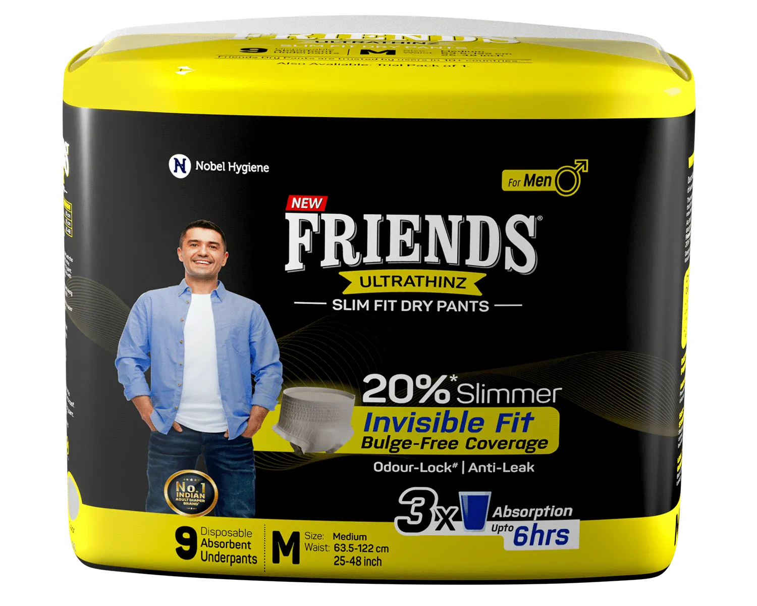 Friends UltraThinz Slim Fit Dry Pants for Men