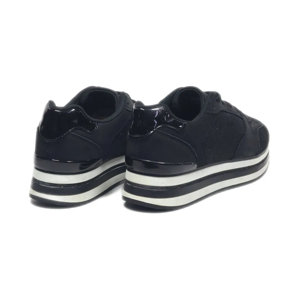 Graceland Low-Top Sneakers Leather Black Colour For Women