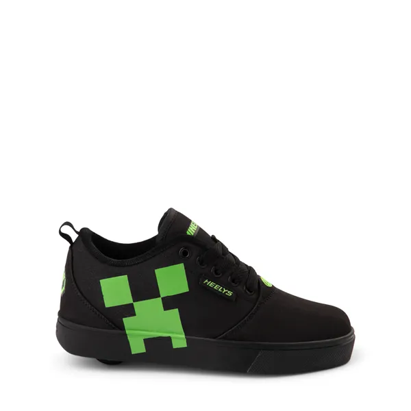 Heelys x Minecraft Pro 20 Creeper Skateboarding Shoes - Little Kid/Big Kid, Black