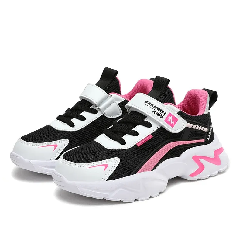 Kids Casual Pink Girls Shoes Mesh Sneakers Summer Student's Children Shoes - YGSD50506