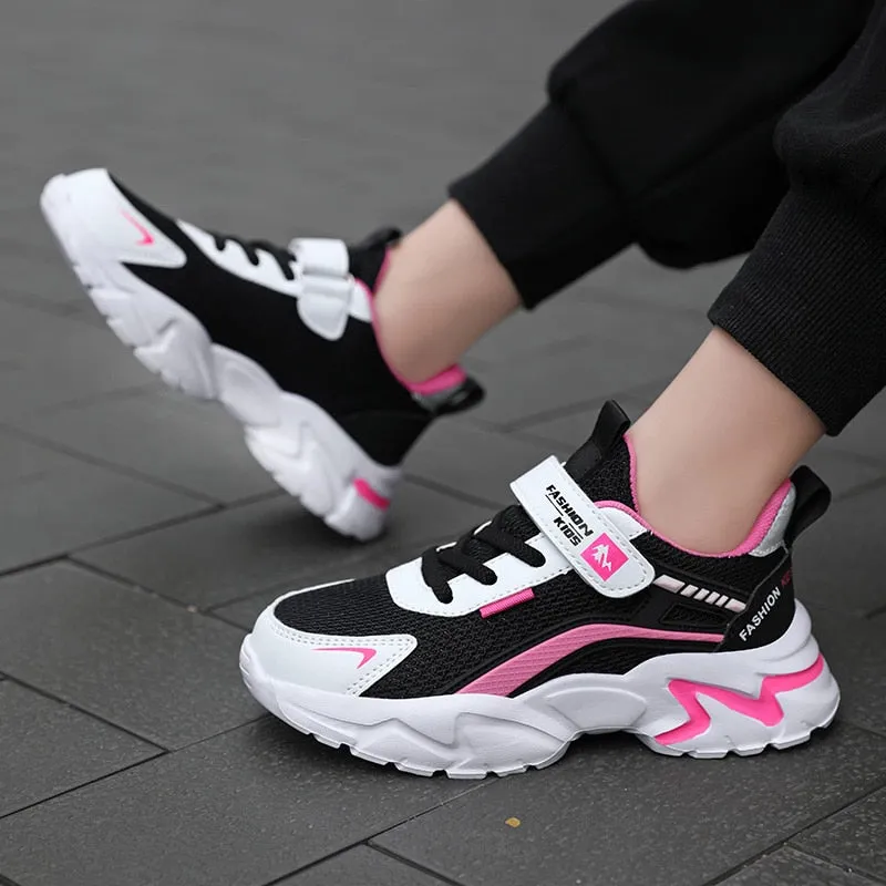 Kids Casual Pink Girls Shoes Mesh Sneakers Summer Student's Children Shoes - YGSD50506