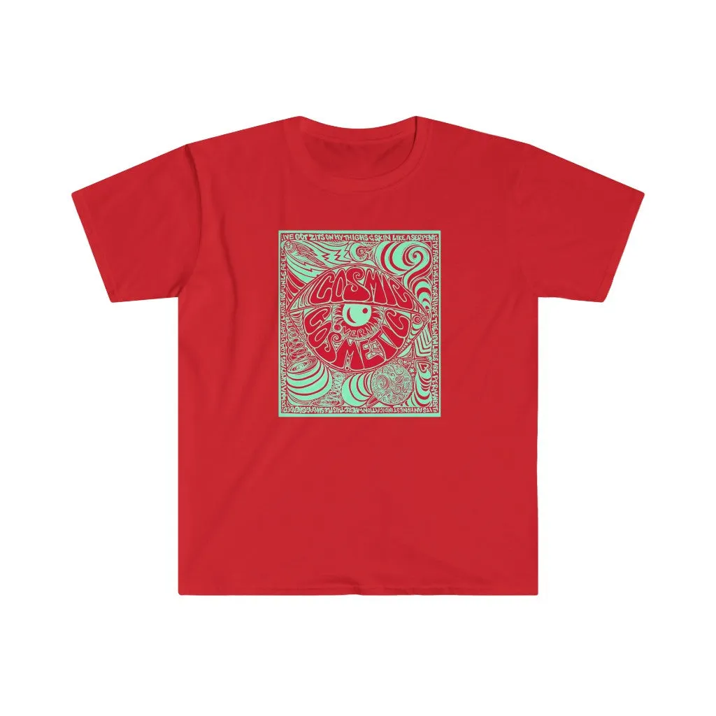 Limited Edition Cosmic Over Cosmetic Soft Cotton SS Tee - Red