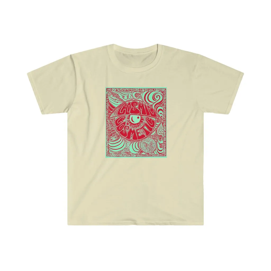 Limited Edition Cosmic Over Cosmetic Soft Cotton SS Tee - Red