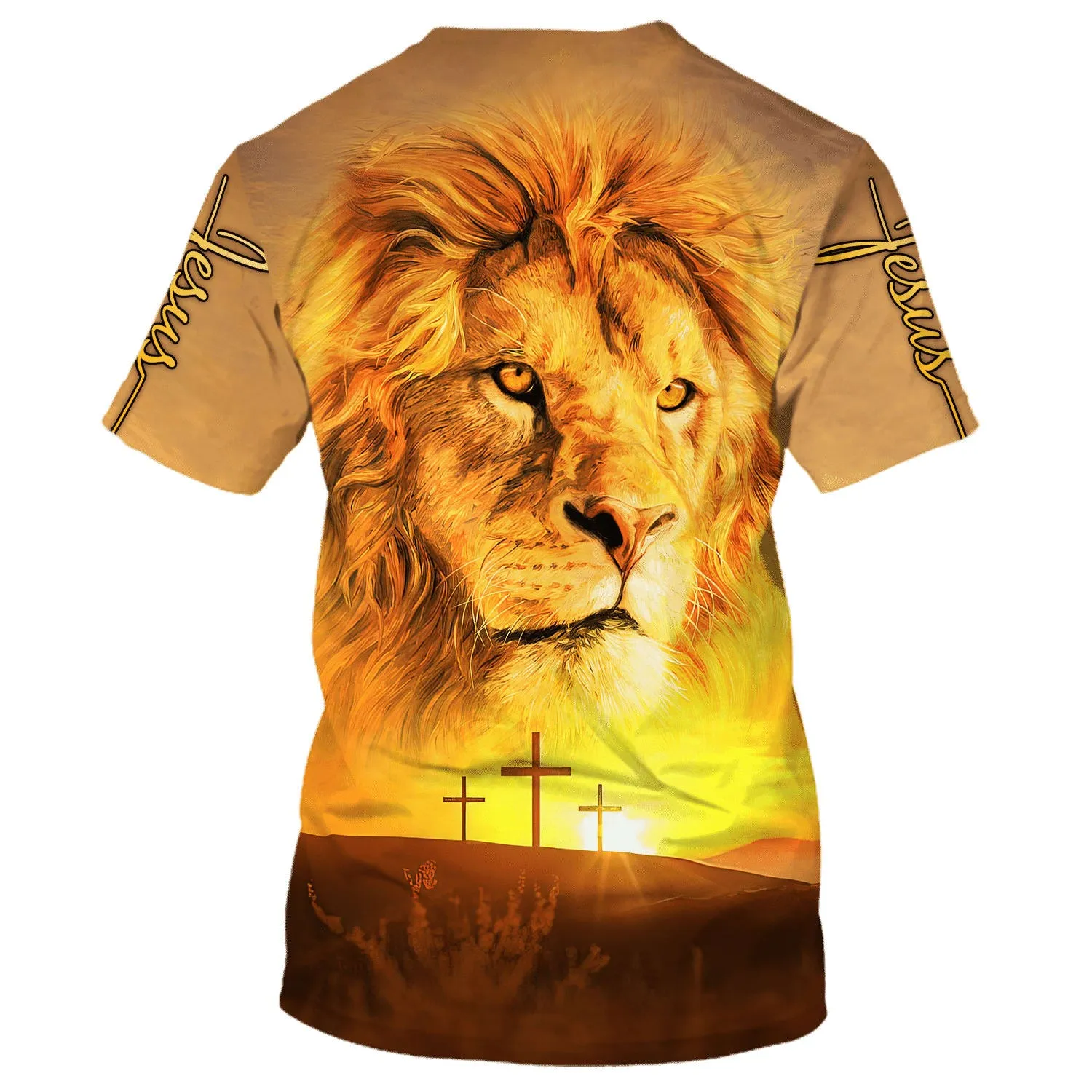 Lion Of Judah He Is Risen Jesus 3D All Over Printed Shirt for Men and Women