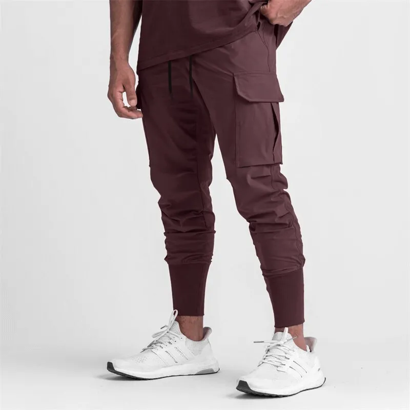 Loose Slim Elastic Joggers Pants For Men With Wide Cuffs - SF1141