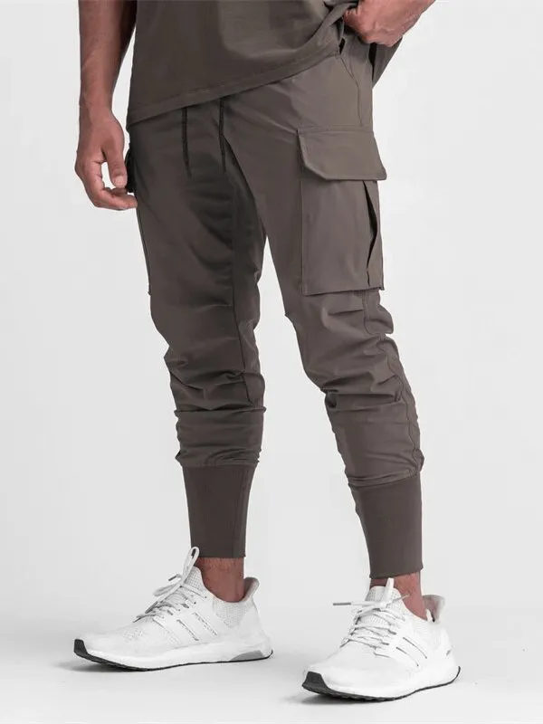 Loose Slim Elastic Joggers Pants For Men With Wide Cuffs - SF1141