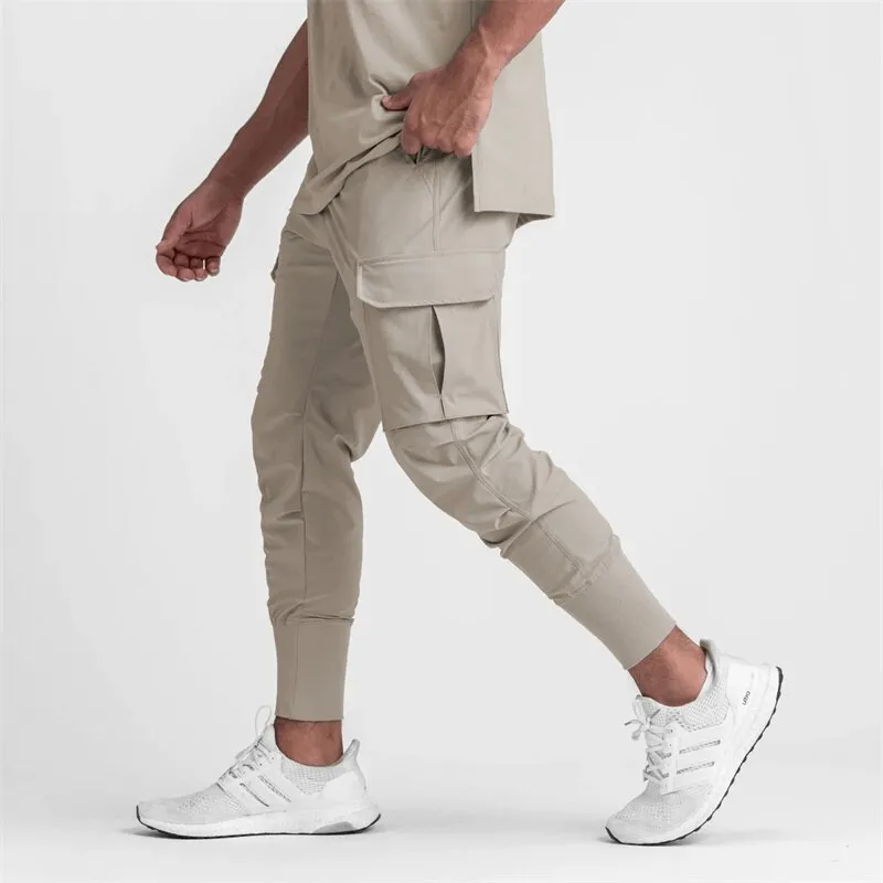 Loose Slim Elastic Joggers Pants For Men With Wide Cuffs - SF1141