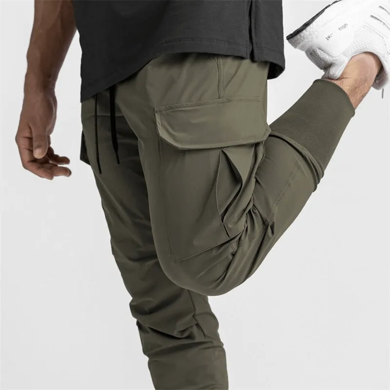 Loose Slim Elastic Joggers Pants For Men With Wide Cuffs - SF1141