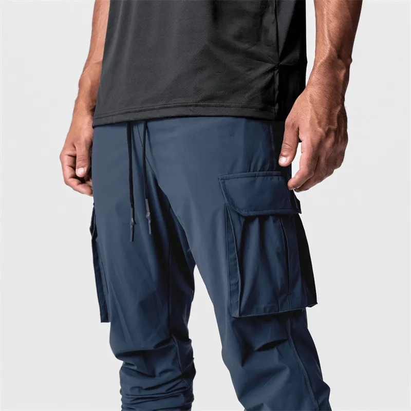 Loose Slim Elastic Joggers Pants For Men With Wide Cuffs - SF1141