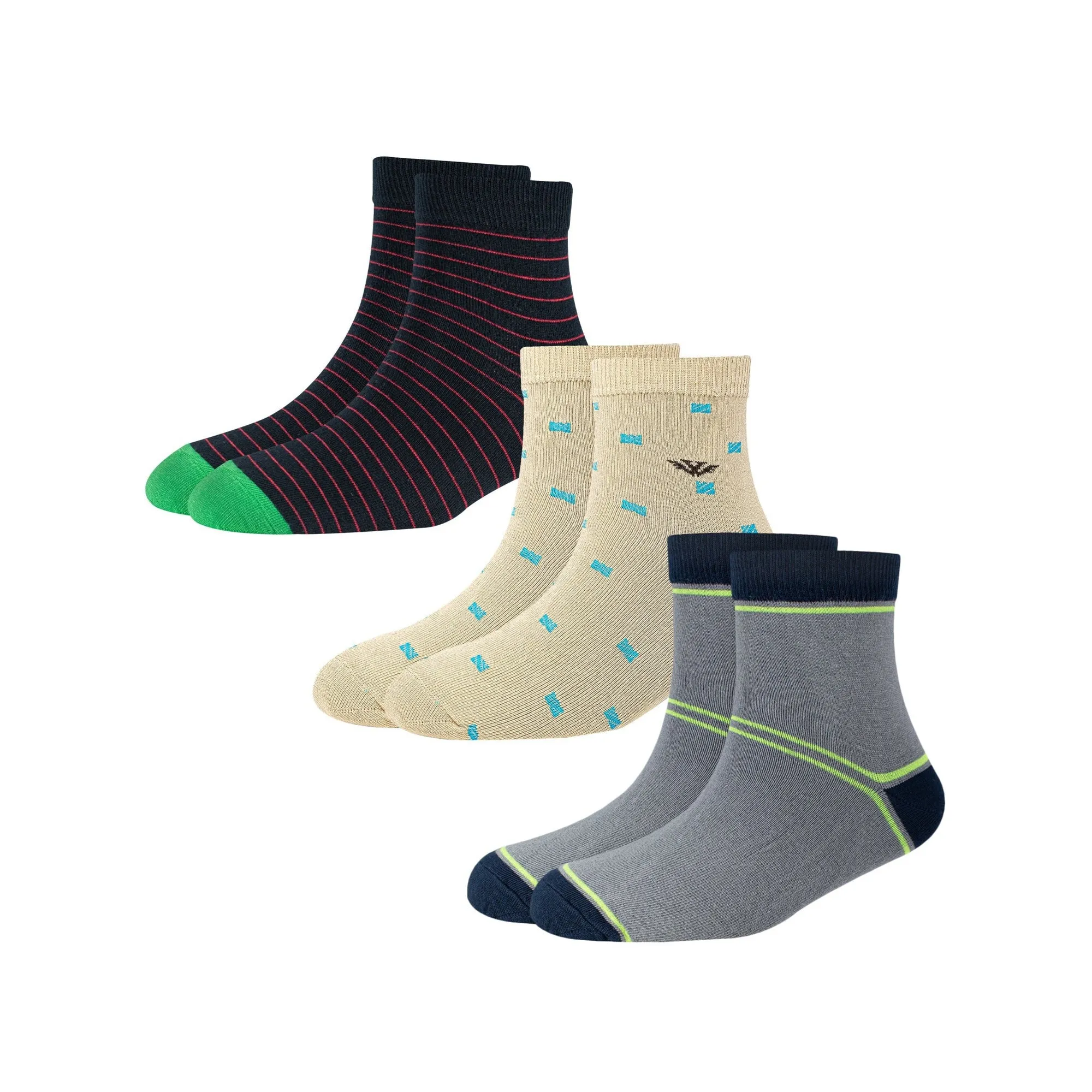 Men's AL045 Pack of 3 Ankle Socks