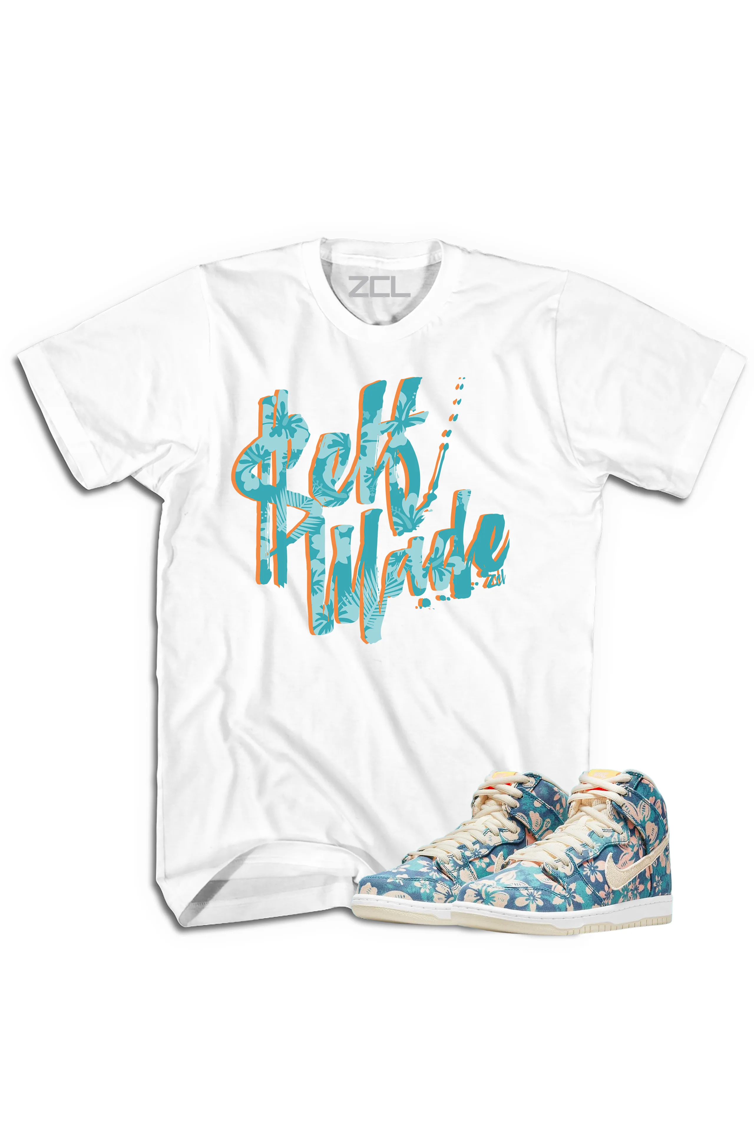 Nike SB Dunk High "Self Made" Tee (Hawaii)