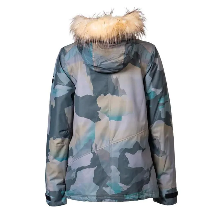 NIKITA Women Hawthorne Print Snow Jacket-Mountain Camo