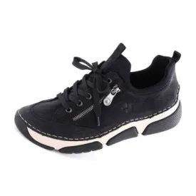 Rieker 45973-00 Black Women's Walking Shoes