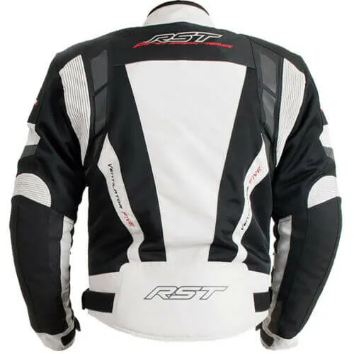 RST Pro Series Ventilator 5 CE Textile Motorcycle Motorbike Jacket Silver Black