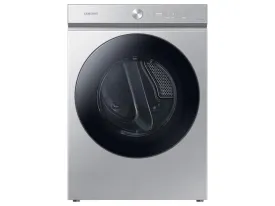 Samsung DVE53BB8700TA3 Bespoke 7.6 cu. ft. Ultra Capacity Electric Dryer with Super Speed Dry and AI Smart Dial in Silver Steel