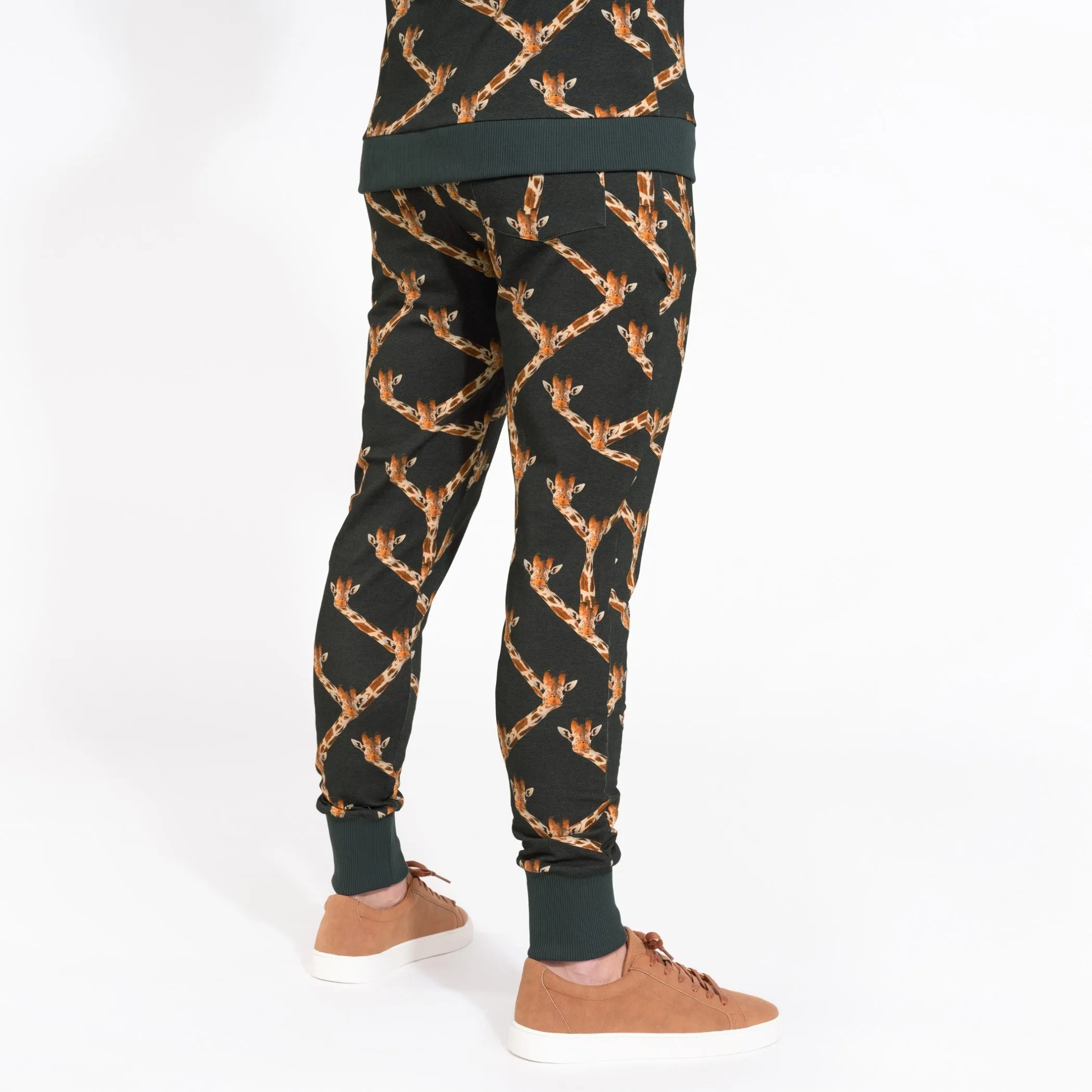 SNURK Giraffe Black Pants Men