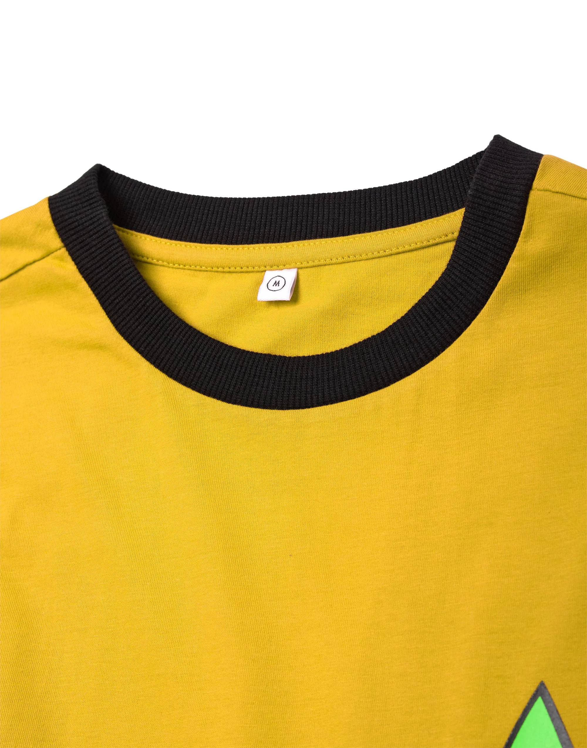 Star Trek Yellow Uniform Mens Yellow Short Sleeved T-Shirt