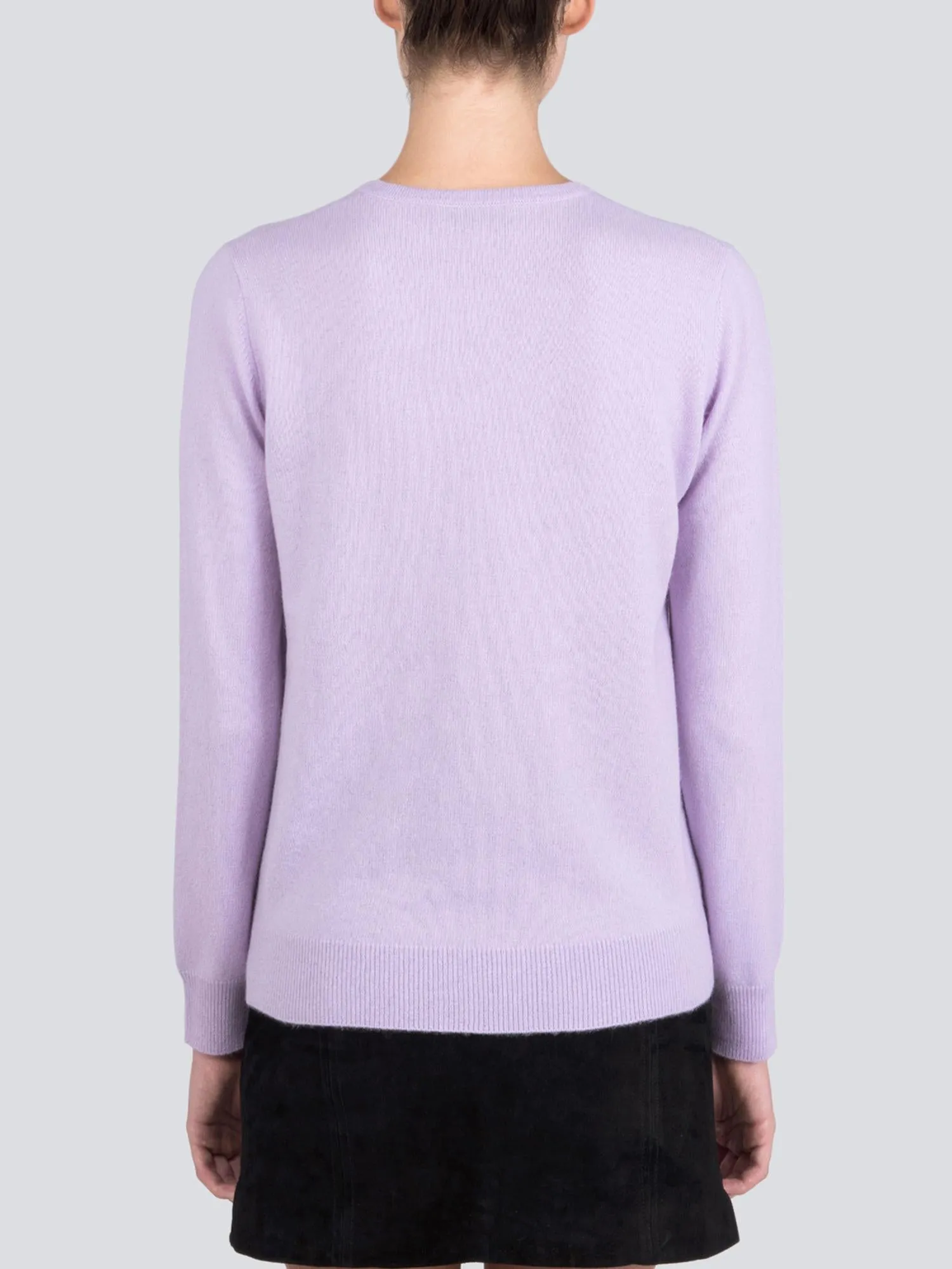 V Neck Sweater_Lavender