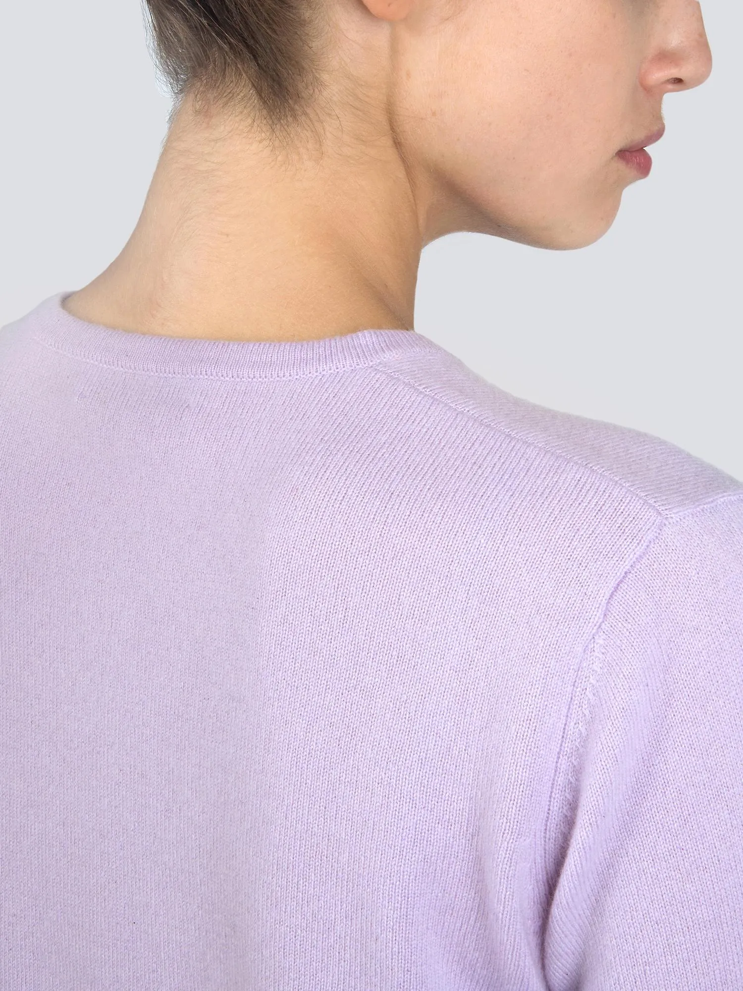 V Neck Sweater_Lavender