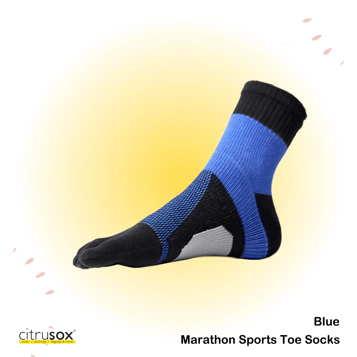 Wrap Patch Marathon Sports Toe Socks